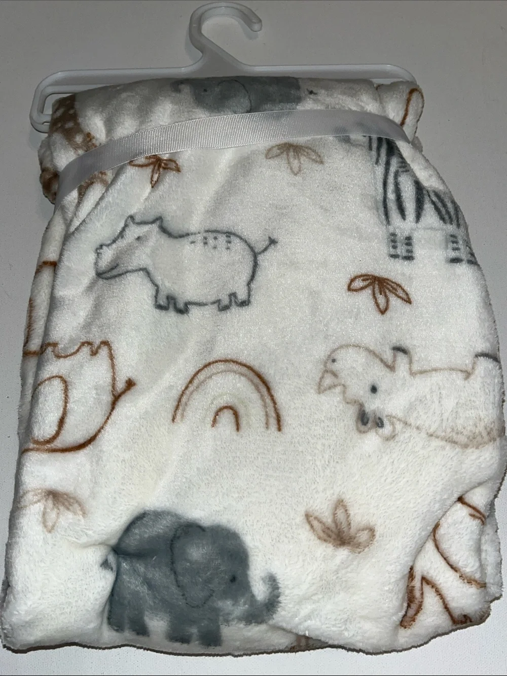 Hippo Rhino Zebra Giraffe Gator  security Blanket throw Baby Boy  Girl Gift